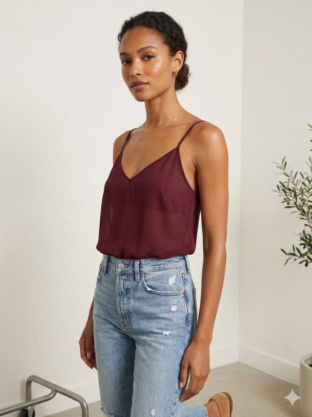 New few Moda Hannah chody cami tank top size small